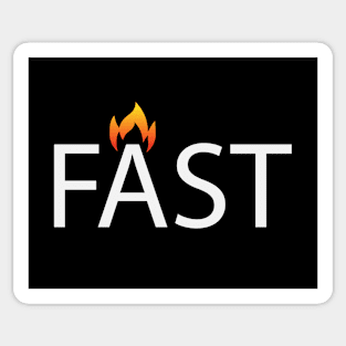 Fast going fast artsy Sticker